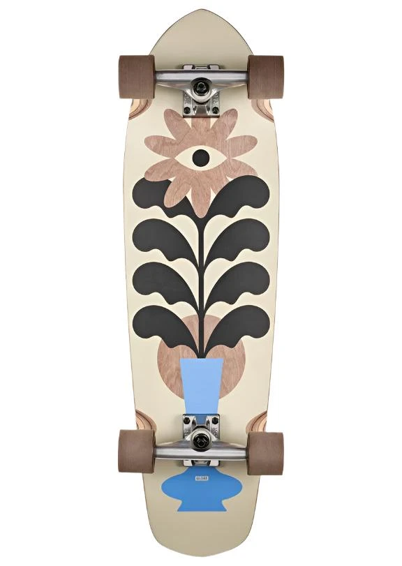 Globe Big Blazer 32 Cruiser Skateboard - Sun Blume 1 Globe Big Blazer 32 Cruiser Skateboard - Sun Blume