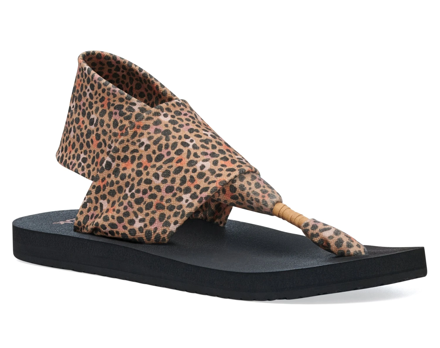 Sanuk Sling ST Cheetah Sandal - Womens Tan 1 Sanuk Sling ST Cheetah Sandal - Womens Tan