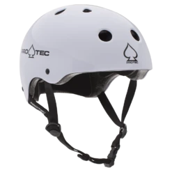 PRO-TEC Classic Certified Skate Helmet - Gloss White