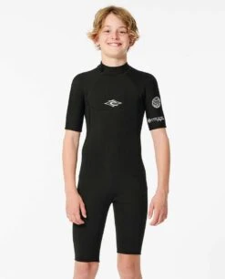 Rip Curl Dawn Patrol S/SL 2/2 Spring Suit Boys - Black