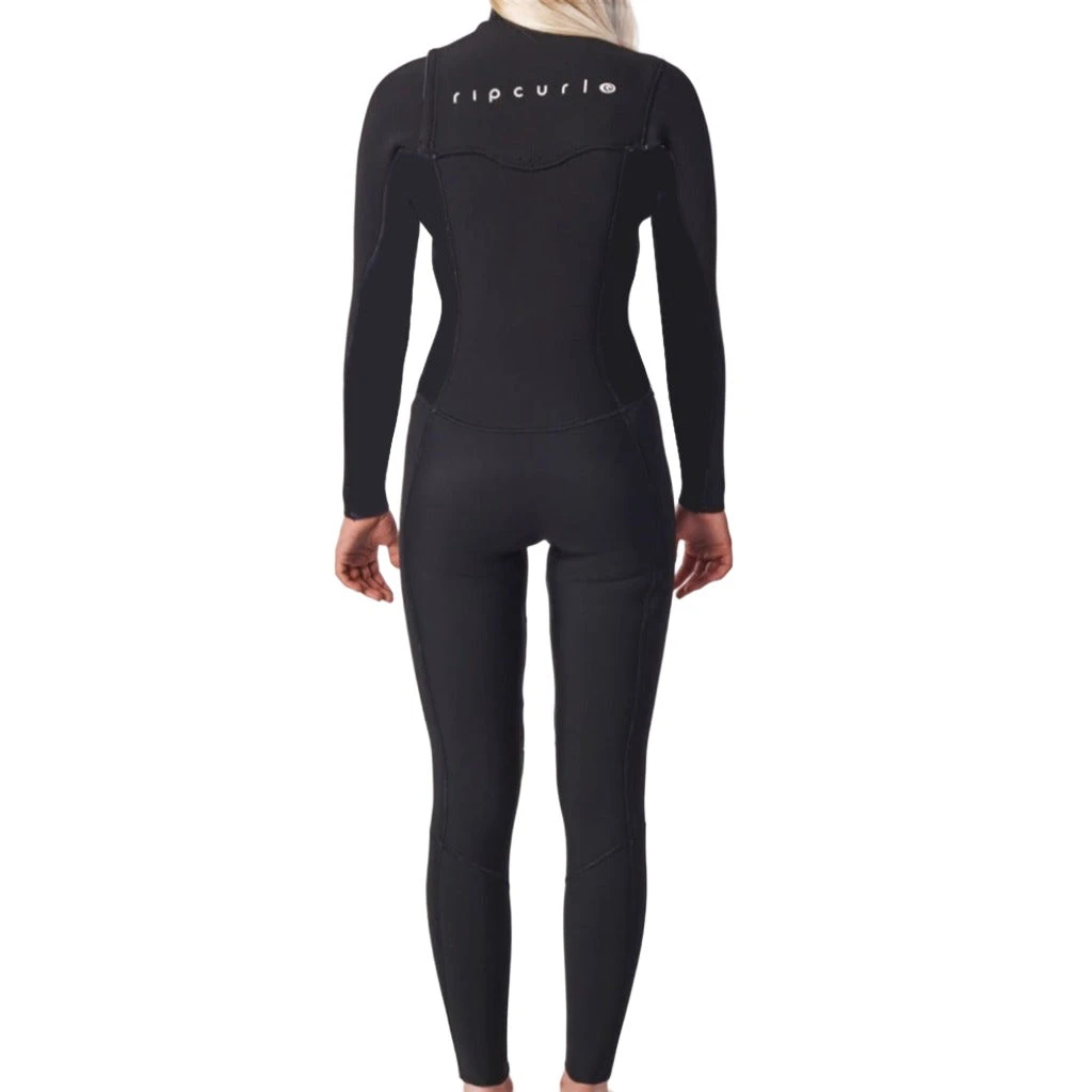 Rip Curl Dawn Patrol 32GB Chest Zip Steamer Womens - Black 2 Rip Curl Dawn Patrol 32GB Chest Zip Steamer Womens - Black - Image 2