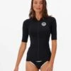 Rip Curl Classic Surf Short Sleeve - Black -STM online Shop 12nwrv 0090 1