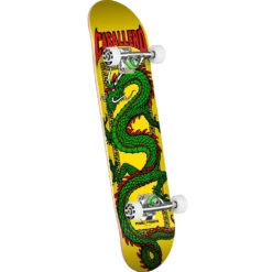 POWELL PERALTA Cab Chinese Dragon Skateboard - Yellow - 7.5