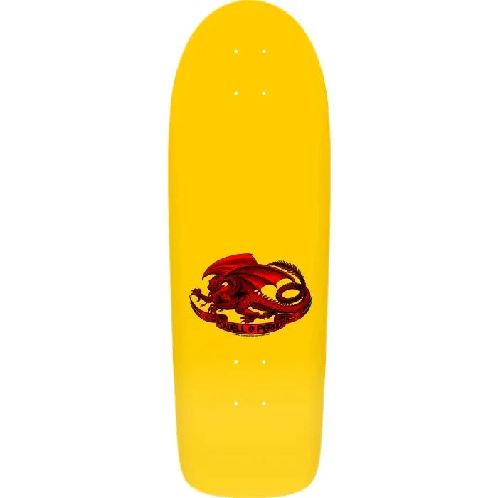 POWELL PERALTA Deck - Skull And Nunchuks Bruce Lee Collab - Yellow 2 POWELL PERALTA Deck - Skull And Nunchuks Bruce Lee Collab - Yellow - Image 2