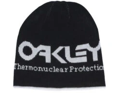 OAKLEY TNP Reversible Beanie - Blackout/White
