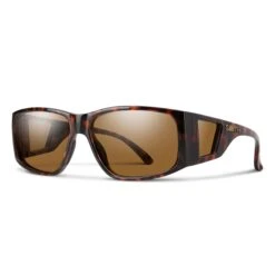 Smith Monroe Peak Sunglasses - Matte Tortoise Frame Brown Polarized Lens