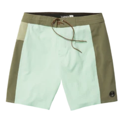 CAPTAIN FIN Keyhole Solid Boardshorts - Sea Glass