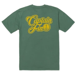 CAPTAIN FIN Oh Yeah Logo Tee - Cilantro Green