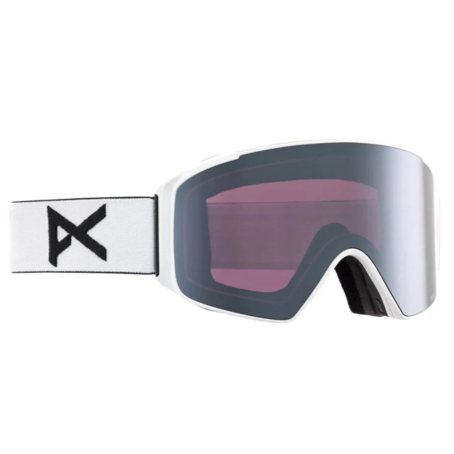 ANON M4S Cylindrical Goggles - White W/ Sunny Onyx 1 ANON M4S Cylindrical Goggles - White W/ Sunny Onyx