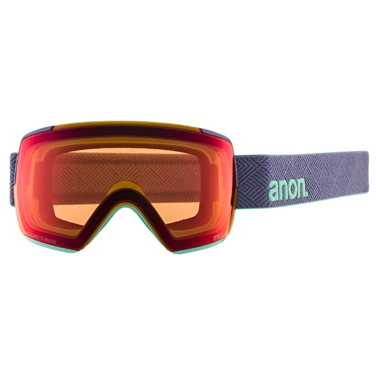 ANON M5S Low Bridge Goggles - Purple W/ Sunny Bronze 2 ANON M5S Low Bridge Goggles - Purple W/ Sunny Bronze - Image 2