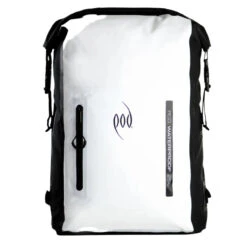 POD Waterproof Backpack 25L Dry Bag - Black/White