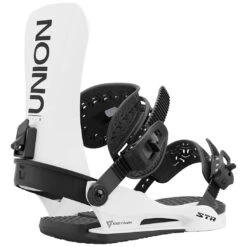 UNION STR Snowboard Bindings 2025 - White