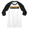 SPITFIRE Raglan LS Tee Mens - White/Black