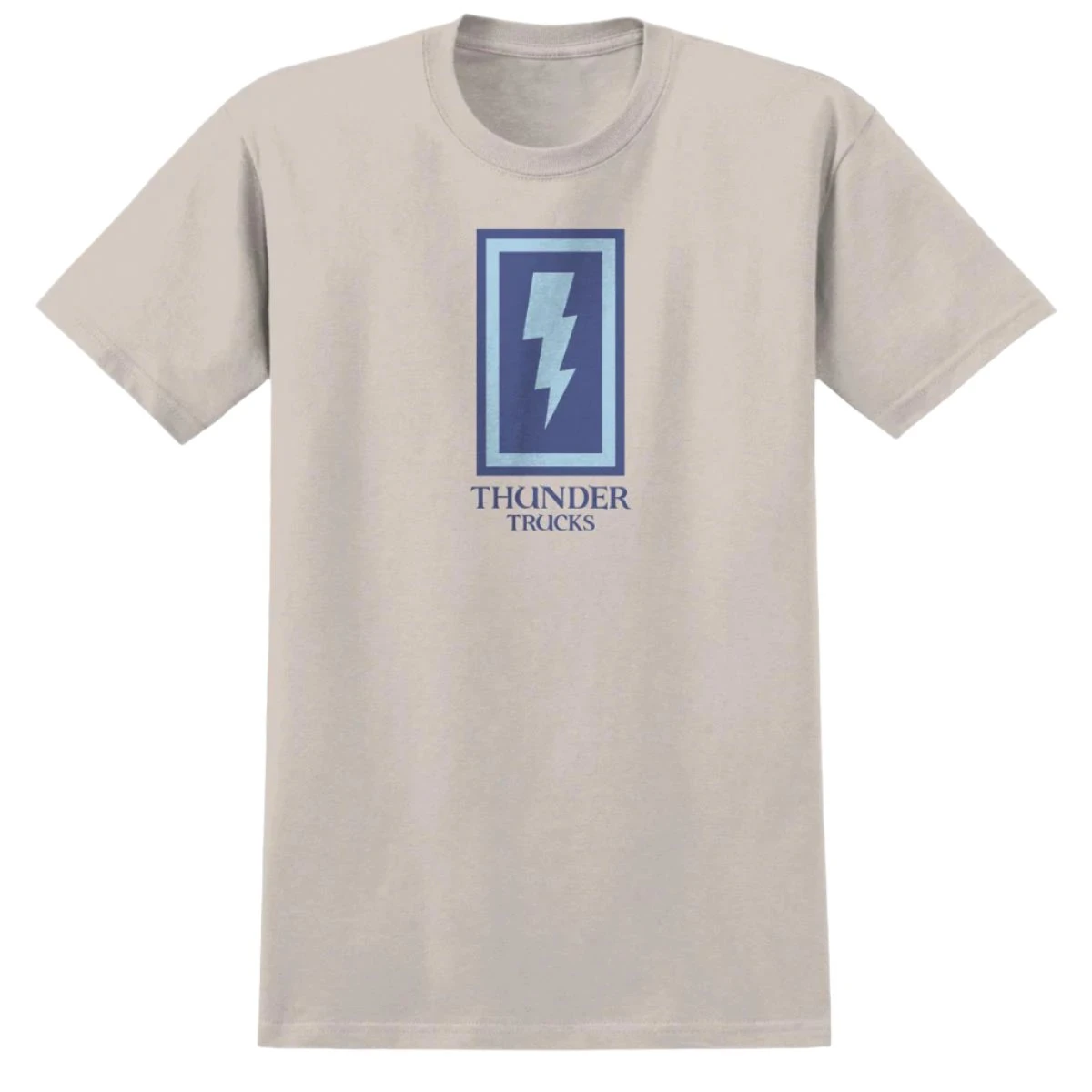 THUNDER Boxed Bolt Tee Mens - Natural 1 THUNDER Boxed Bolt Tee Mens - Natural
