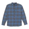 VOLCOM Caden Plaid Long Sleeve Shirt - Blueberry -STM online Shop A0532407 BBY F 1188x1584 crop center 1