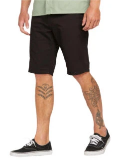 Volcom Solver Lite 5 Pocket Short - Black -STM online Shop A0911708 BLK F 1188x1584 crop center 099ff067 21bf 472a a881 146ab2a7642b