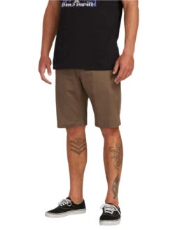 Volcom Frickin Modern Stretch 21 Short - Mushroom -STM online Shop A0912300 MSH 1 1188x1584 crop center f3950539 e6f4 4d52 9a59 b52db7c368a6