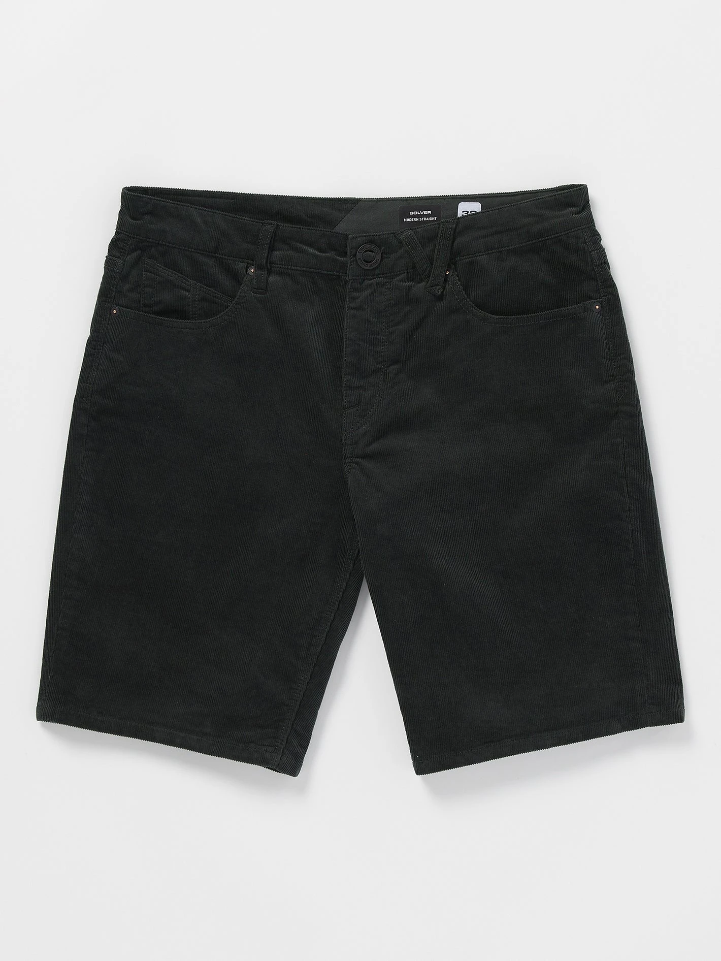 VOLCOM Solver Cord Short 19 - Mens Stealth 1 VOLCOM Solver Cord Short 19 - Mens Stealth