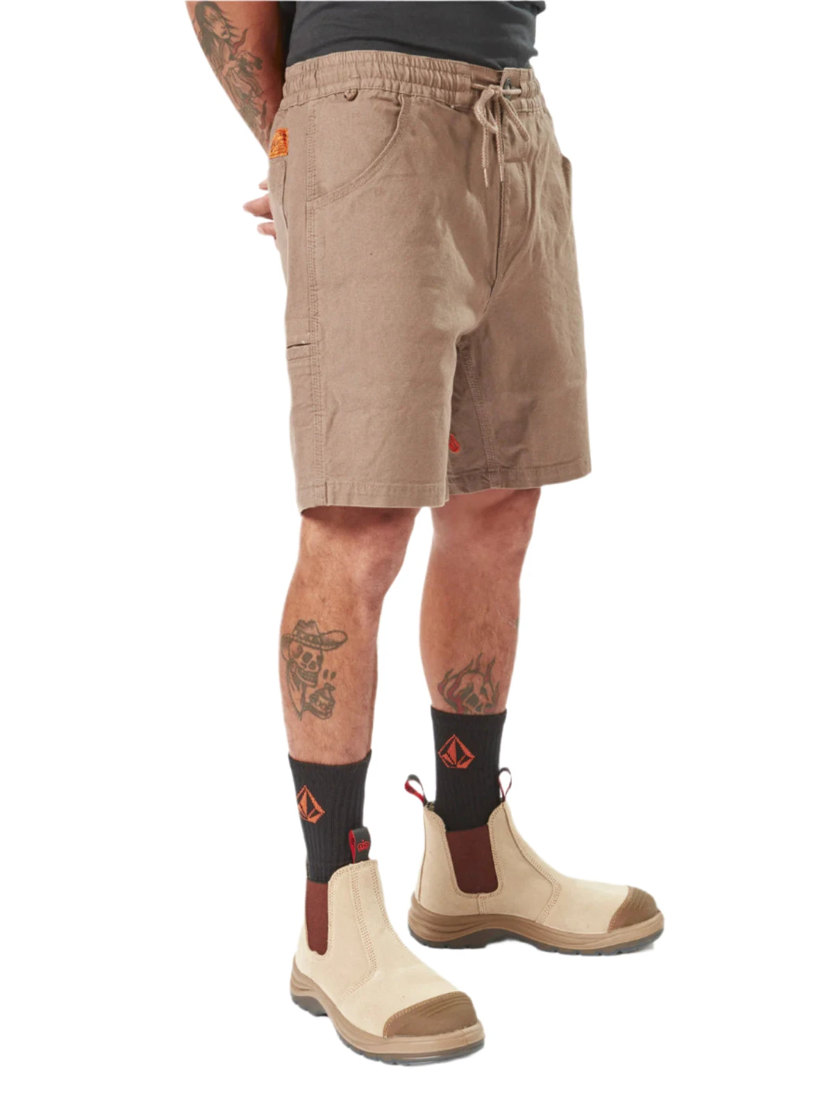 Volcom Caliper EW Work 17 Short - Brindle 2 Volcom Caliper EW Work 17 Short - Brindle - Image 2