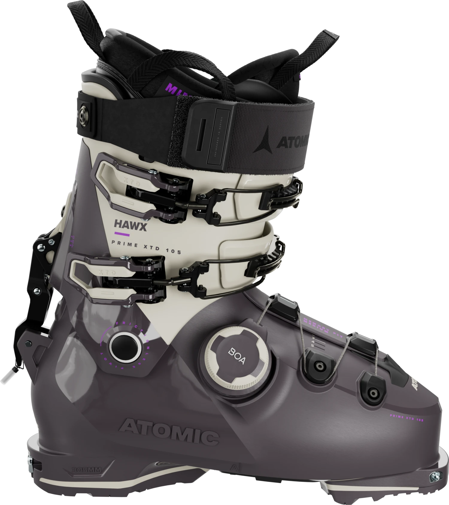ATOMIC Hawx Prime 105 Boa Ski Boots - Womens - Black/Stone/Gold 1 ATOMIC Hawx Prime 105 Boa Ski Boots - Womens - Black/Stone/Gold