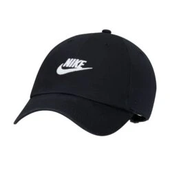 Nike Club Black Futura Wash Strapback Cap