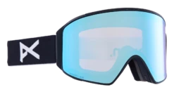 ANON M4 Cylindrical Goggles - Black W/ Variable Blue