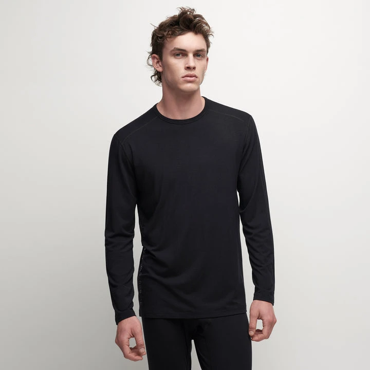 LE BENT Core Midweight Crew Thermal Top - Mens - Dark Cloud 2 LE BENT Core Midweight Crew Thermal Top - Mens - Dark Cloud - Image 2