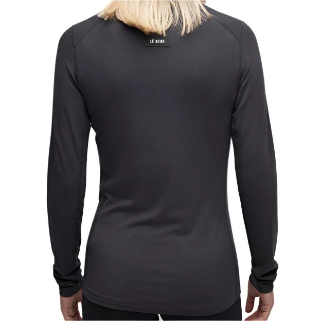LE BENT Core Midweight Crew Thermal Top - Womens - Dark Cloud 2 LE BENT Core Midweight Crew Thermal Top - Womens - Dark Cloud - Image 2