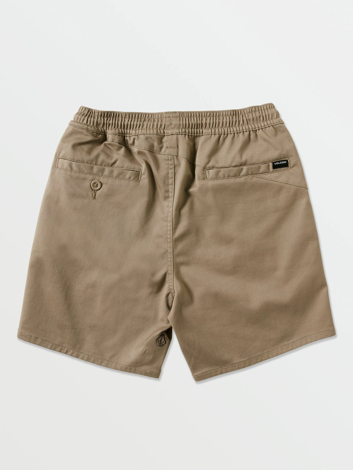 Volcom Frickin Elastic 15 Boardshort - Khaki 2 Volcom Frickin Elastic 15 Boardshort - Khaki - Image 2