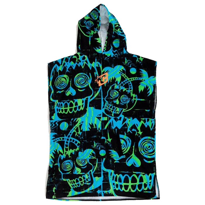 Creatures Grom Poncho Towel - Cyan Green 1 Creatures Grom Poncho Towel - Cyan Green