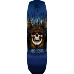 POWELL PERALTA Deck - Anderson Heron Skull - Blue - 9.13