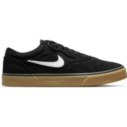 Nike SB Chron 2 Shoes - Black/White/Gum