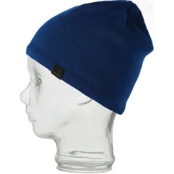 Elude Merino Solid Beanie - Solidate Blue