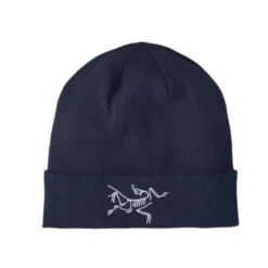 Arcteryx Embroided Bird Toque Beanie - Black Sapphire