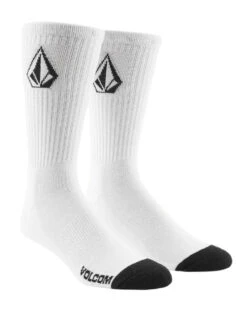 VOLCOM Full Stone Sock 3 Pack - White