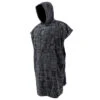 FCS Towel Poncho Jacquard - Charcoal -STM online Shop FCS TOWEL PONCHO JACQUARD CHARCOAL 1200x 1