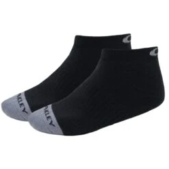 OAKLEY No Show Socks 5 Pack - Blackout