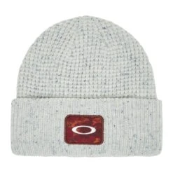 OAKLEY Ellipse Patch Waffle Beanie - White