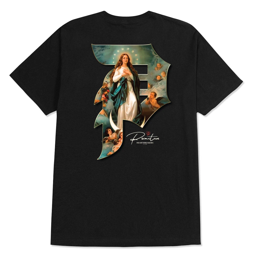 Primitive Heartbreaker Club Adored Tee - Black 1 Primitive Heartbreaker Club Adored Tee - Black