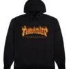 THRASHER Inferno Hoodie - Black -STM online Shop INFERNO HOODIE BLACK 1