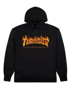 THRASHER Inferno Hoodie - Black
