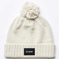 Le Bent Pom Pom Beanie - Tofu