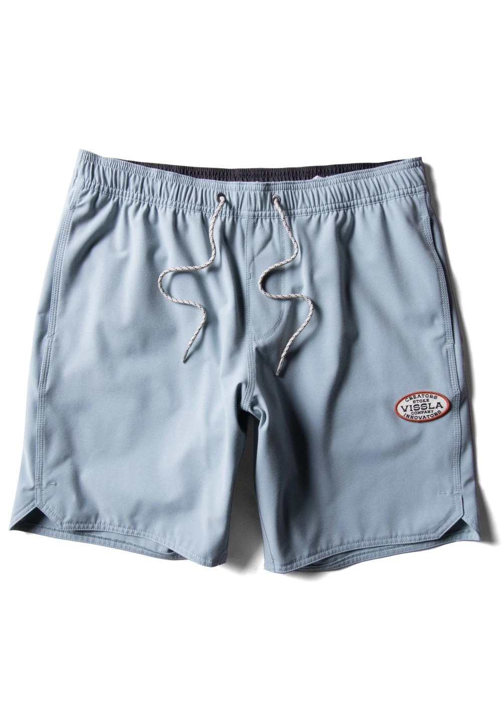 VISSLA Solid Sets 17.5 Ecolastic - Stone Blue 1 VISSLA Solid Sets 17.5 Ecolastic - Stone Blue
