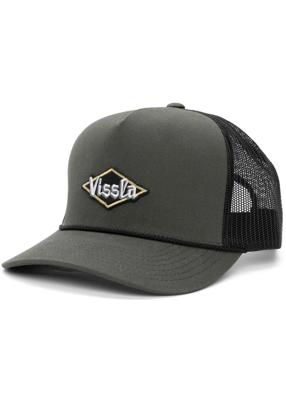 VISSLA West Winds Eco Trucker Hat - Charcoal 1 VISSLA West Winds Eco Trucker Hat - Charcoal