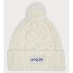 OAKLEY Harper Pom Beanie - Arctic White