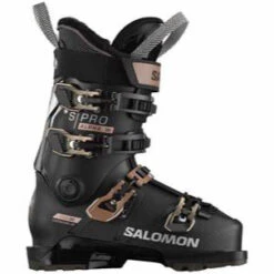 SALOMON S/Pro Alpha 90 Ski Boots - Womens - Black/Black