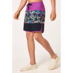 Oakley Neo Palms 19 Boardshort - Purple Palm Block Print