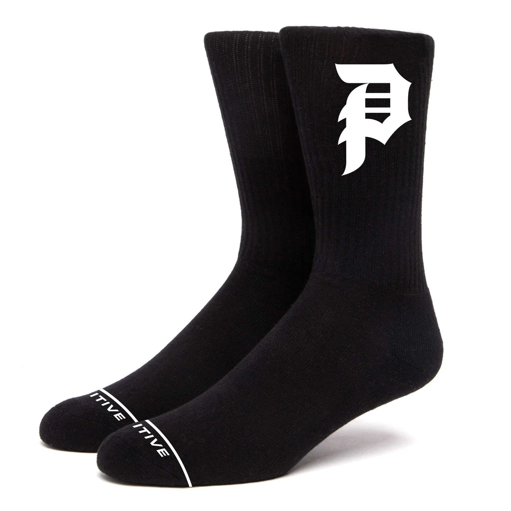 PRIMITIVE Dirty P Socks - 3-pack - White/Black/Heather 3 PRIMITIVE Dirty P Socks - 3-pack - White/Black/Heather - Image 3