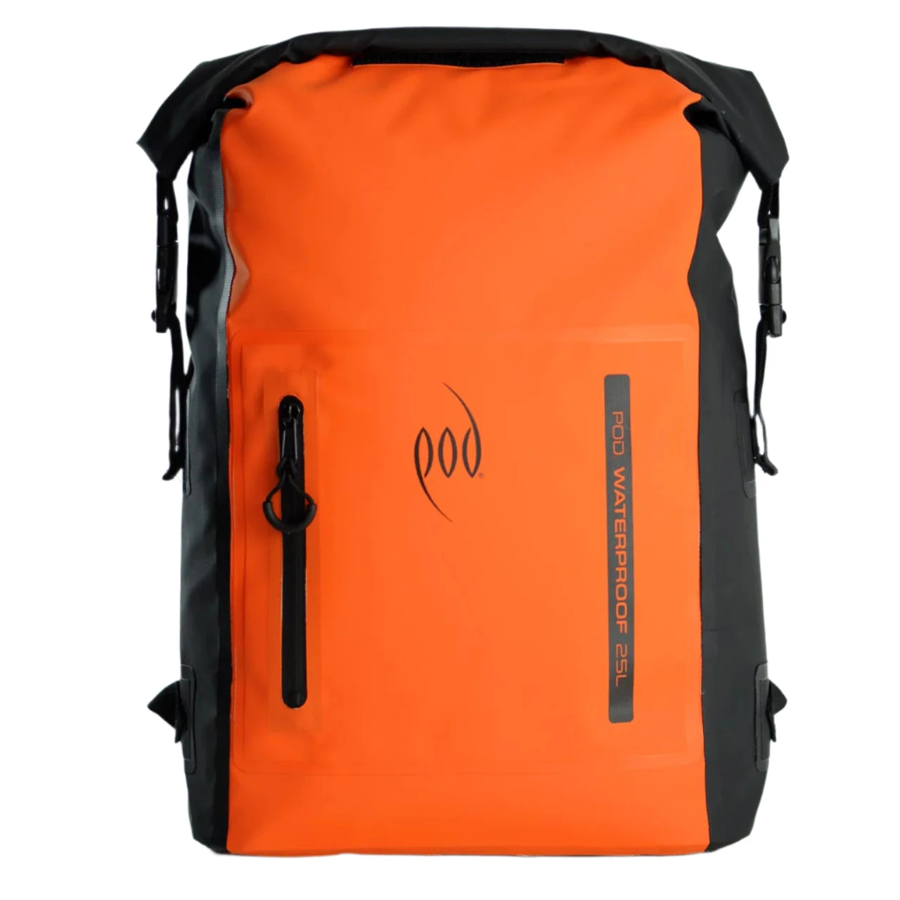 POD Waterproof Backpack 25L Dry Bag - Black/Orange 1 POD Waterproof Backpack 25L Dry Bag - Black/Orange