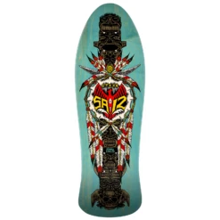 POWELL PERALTA Reissue Deck - Steve Saiz Totem - Teal